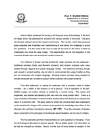 Science and Technology in Vedas and Sastras