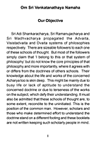 Bhagavad Ramanujacharya (A Brief Biography & VisistaAdvaita)