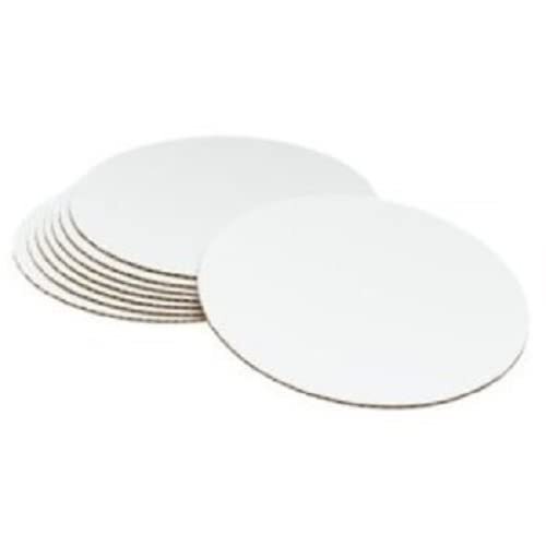 MDF base 10inch white round