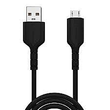 Portronics Konnect Core Micro USB Cable 1M Charge & Sync Black Pack of 4
