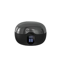 Just Corseca Stanley TWS Earbuds – Bluetooth 5.0 | 20H Playback | Touch Controls | Black & Grey