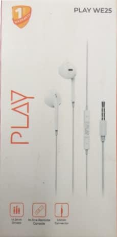 PLAY WE25 Wired Earphones