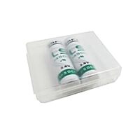 2 Pack LS14500 AA 3.6V Li-SOCl2 Lithium 2600mAH Batteries Use for Security System Device PLC Facility Batteries