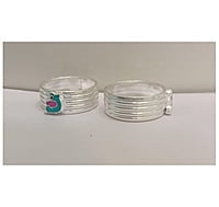 SRIMATHI JEWLLERS Silver design Toe Rings for Women