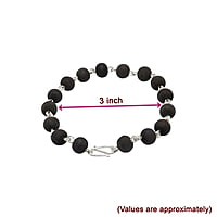 Silver Tied Karungali Bracelet