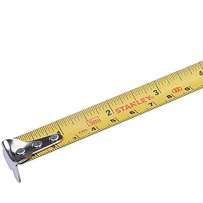 STANLEY STHT36127-812 5 Meter Plastic Short Measuring Tape for Home, DIY, Professional & Industrial Use, YELLOW & BLACK STANLEY STHT36127-812 5 Meter Plastic Short Measuring Tape for Home, DIY, Professional & Industrial Use, YELLOW & BLACK