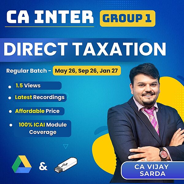 CA Inter Direct Taxation (Group 1) By CA Vijay Sarda