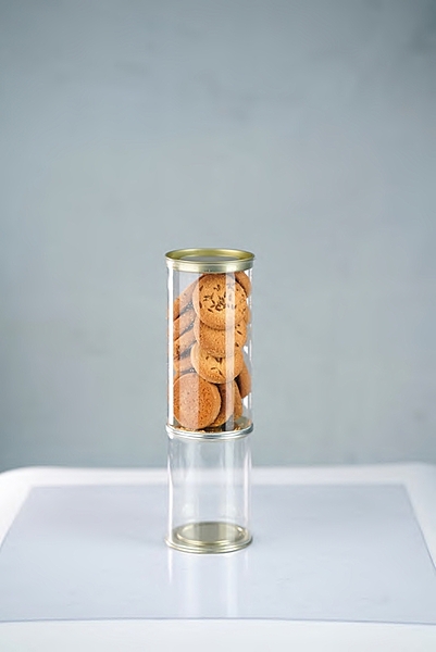 CLEAR TIN JARS - 575 ML