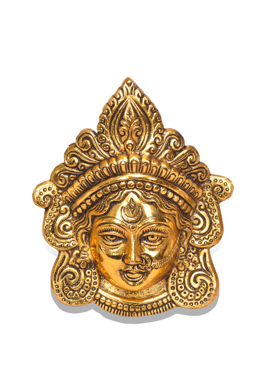 DURGA FACE SMALL NEW G OLD