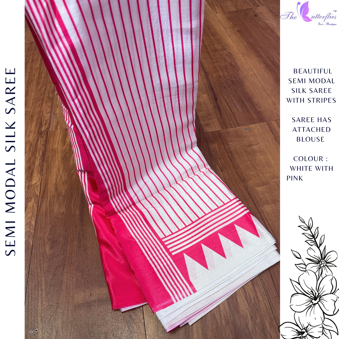 SEMI MODAL SILK SAREE  DCMSmss24255