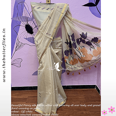 FANCY SILK COTTON SAREE MHTSSCS24331