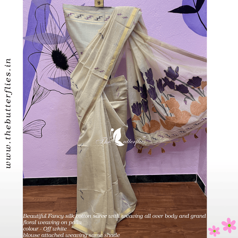 FANCY SILK COTTON SAREE MHTSSCS24331