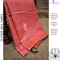 PURE TUSSER SILK SAREE YBRSTES24711 PURE TUSSER SILK SAREE YBRSTES24711