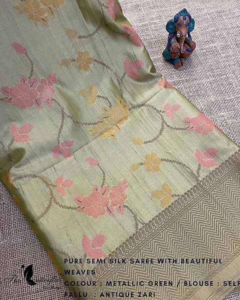 PURE SEMI SILK SAREE PFLSSIL25045 PURE SEMI SILK SAREE PFLSSIL25045