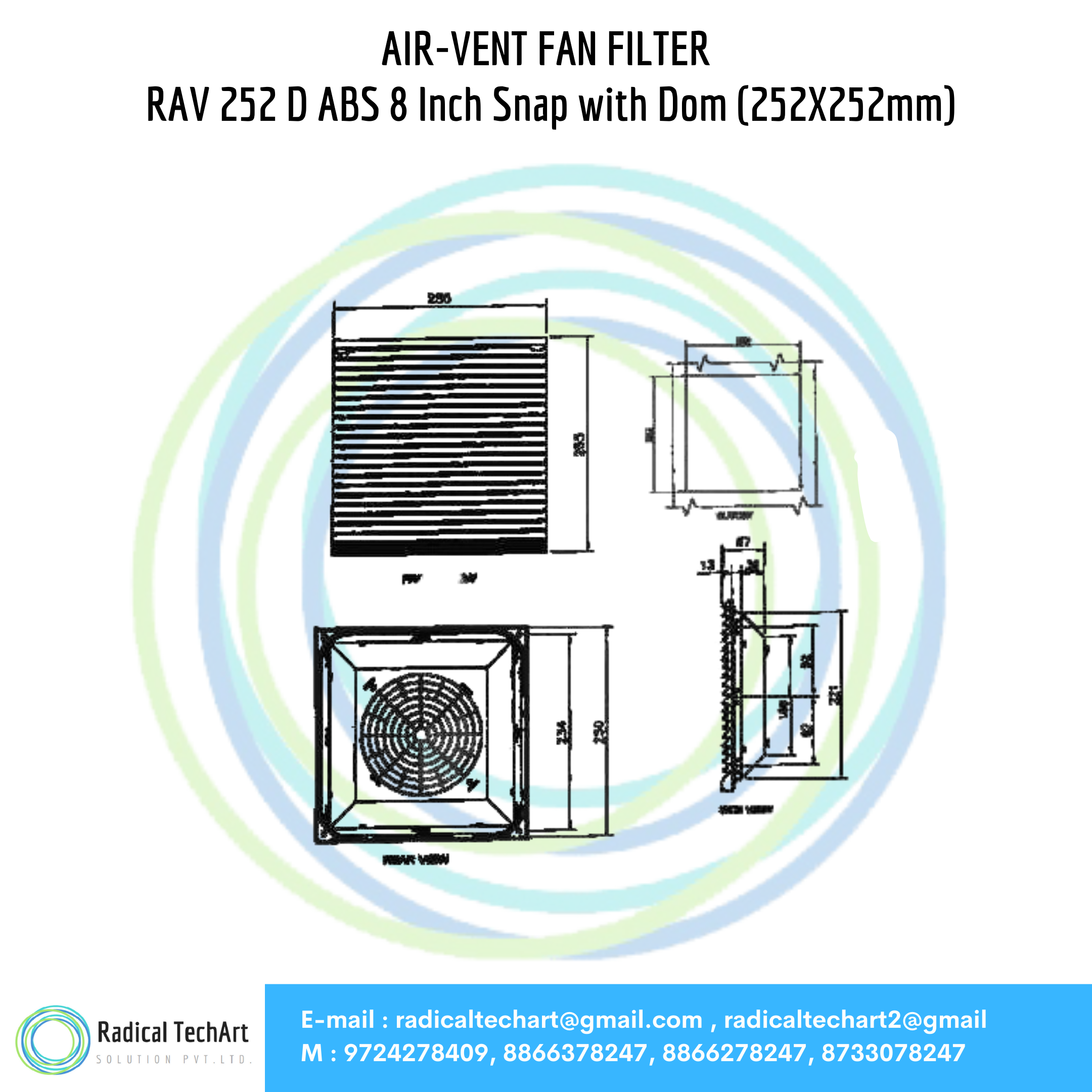Airvent Fan Filters