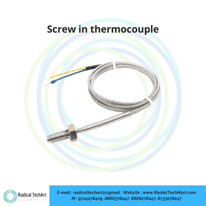 Screw in thermocouple