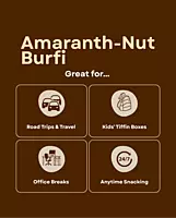 Amaranth Nut Burfi - 200 g | with Jaggery | Vegan | Gluten Free