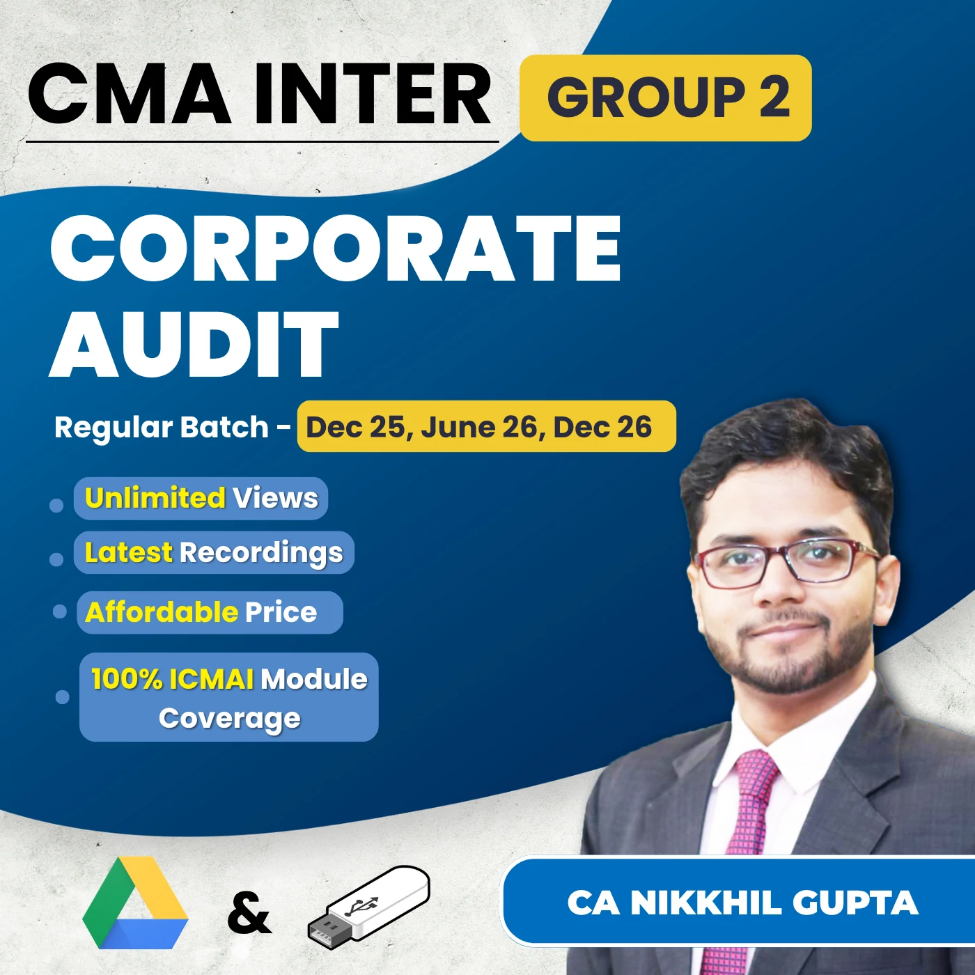 CMA Inter Corporate Audit (Group 2) By CA Nikkhil Gupta CMA Inter Corporate Audit (Group 2) By CA Nikkhil Gupta