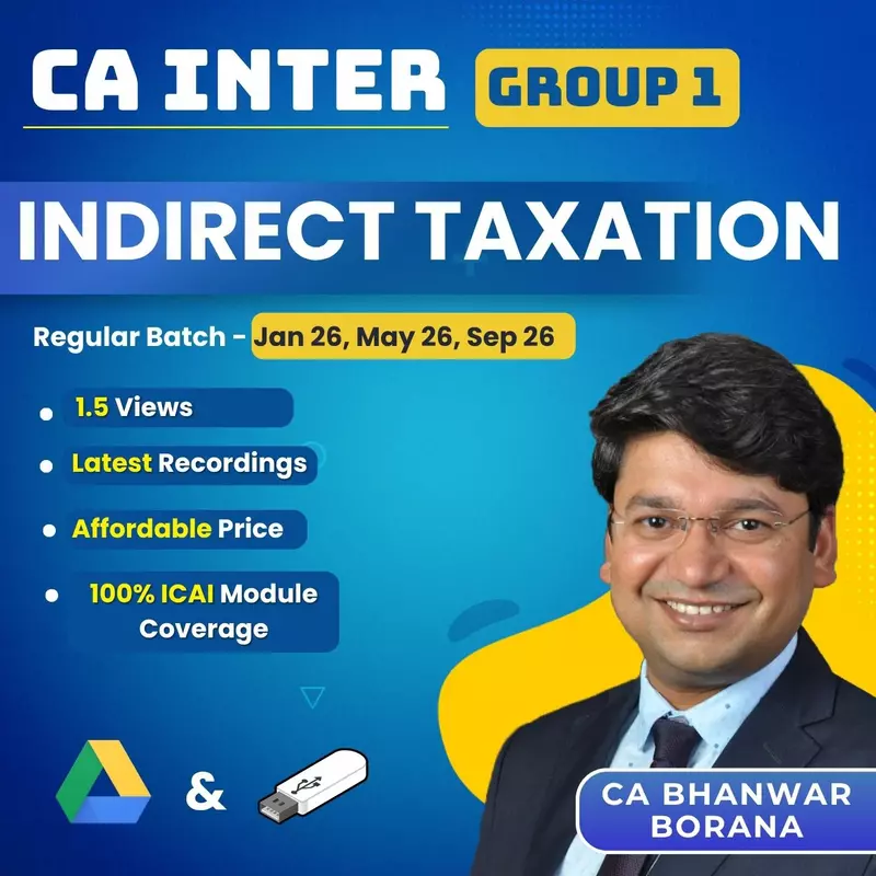 CA Inter IDT (Group 1) by CA Yashvant Mangal CA Inter IDT (Group 1) by CA Yashvant Mangal