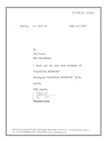 Samskritam & Bharatiya Kala Vaibhavam-Souvenir-National Seminar-2017