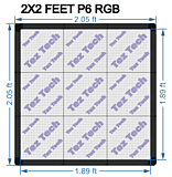 2X2 FEET P6 RGB