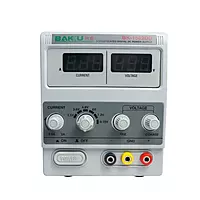 DC Regulated Power Supply 220V DC Ammeter for Laptop, Mobile, Phone Repair Digital Display with Banana Connector and Crocodile Clip (144 x 166 x 120)mm