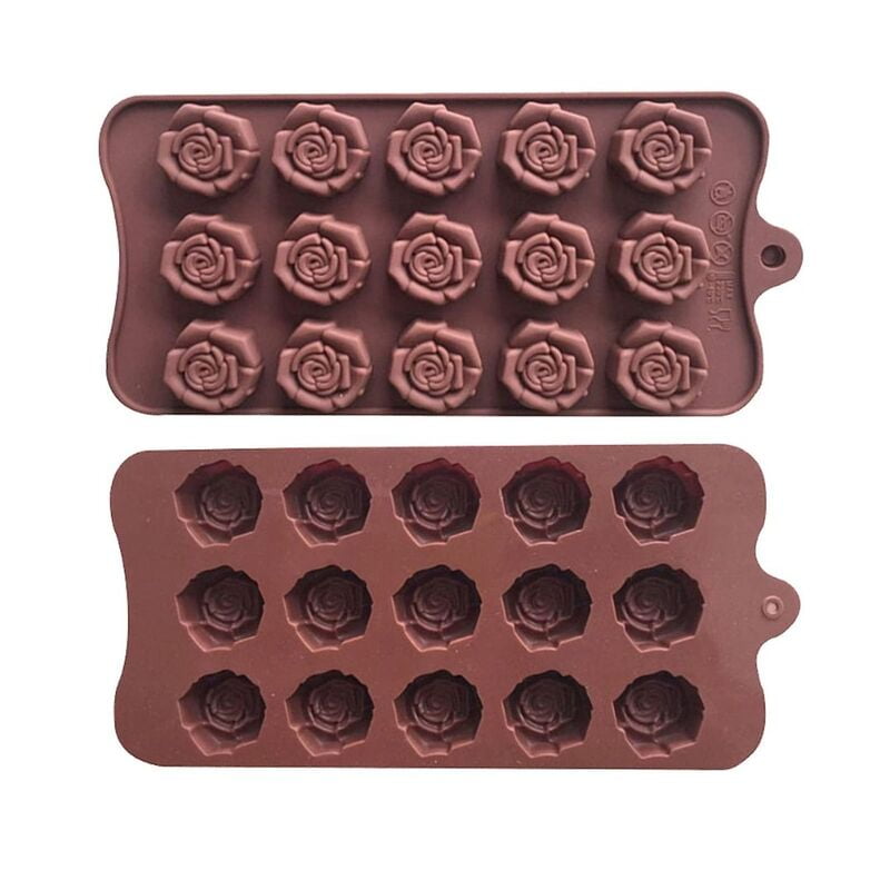 Silicon Mold Chocolate Small Rose- 15 Cavity - 5g
