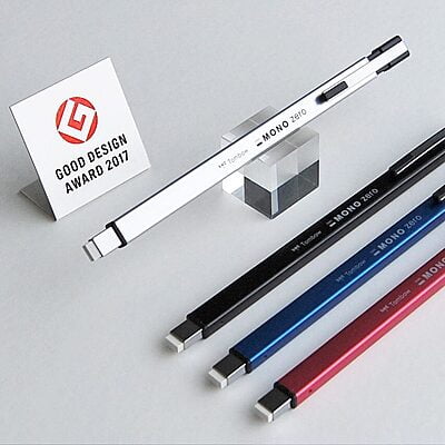 TOMBOW MONO ZERO METAL PREMIUM ERASER, 2.5x5mm, FLAT TIP TOMBOW MONO ZERO METAL PREMIUM ERASER, 2.5x5mm, FLAT TIP