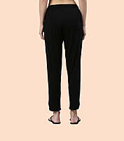 Enamor Essentials Printed Tapered Lounge Pants With Self Fabric Drawstring With Metal Ends E048