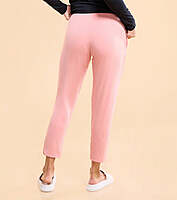 Enamor Essentials Printed Tapered Lounge Pants With Self Fabric Drawstring With Metal Ends E048