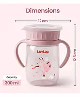 Luvlap - Shine 360 Cup Sipper 300ML Pink