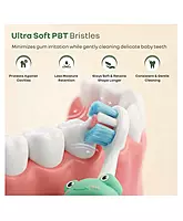 R For Rabbit - Tiny smiles Zoobie - Kids Toothbrush - Green Froggy