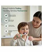 R For Rabbit - Tiny smiles Zoobie - Kids Toothbrush - Green Froggy