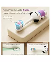 R For Rabbit - Tiny Smiles Zoobie - Kids Toothbrush - White Doggy