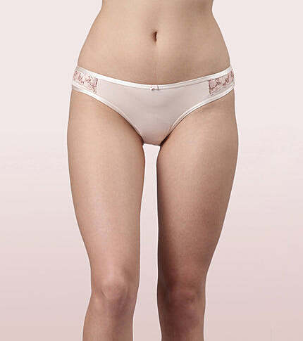 Enamor  Trendy Mid-Waist Hipster Panty P127 Pearl Blush  XL