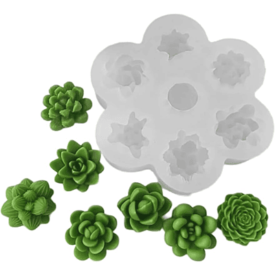 Silicon Mold Candle Mini Cactus 7 Type Silicon Mold Candle Mini Cactus 7 Type