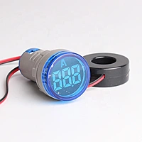 Smidnya Blue AC Ammeter 0–100A Round Panel Type – Buy Online in Pune at Smidmart