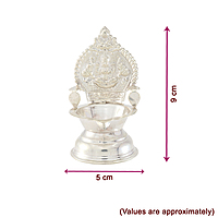 Silver Diya | Traditional Lamp for Pooja & Gifting