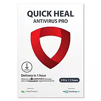 Quick Heal Antivirus Pro 2 Devices 3 Years AI Security for Windows PC