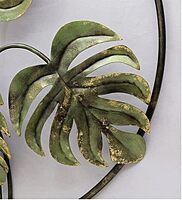 DAD Nature-Inspired Metal Wall Art, Circular Design for Living Room, Bedroom Size (29x2x29 Inches)