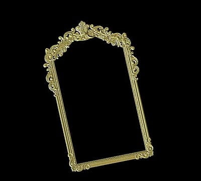 3D Carving Mirror Frame 005