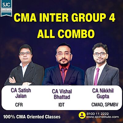 CMA Final Group 4 All Combo By CA Nikkhil Gupta, CA Santosh Kumar, CA Vishal Bhattad