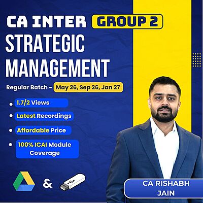 CA Inter Strategic Management (Group 2) By CA Rishabh Jain