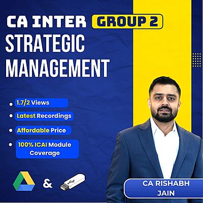 CA Inter Strategic Management (Group 2) By CA Rishabh Jain
