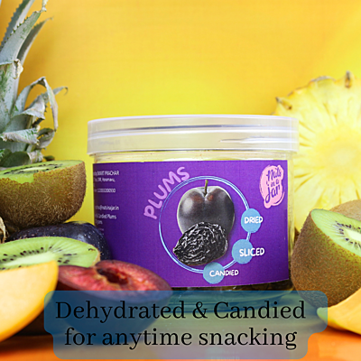 Nuts in a Jar Dried & Candied Black Plums Whole 250 Grams Nuts in a Jar Dried & Candied Black Plums Whole 250 Grams