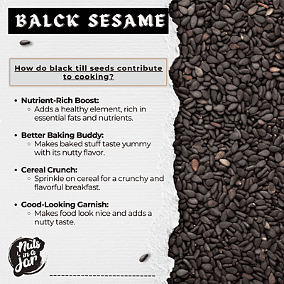 Aromatic Spices Black Till 250 Grams Aromatic Spices Black Till 250 Grams