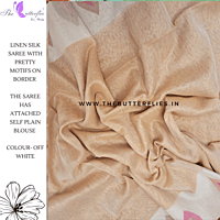 SILK LINEN SAREE  MKTSLIN23612