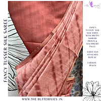 SEMI TUSSER SILK SAREE SFHSTSK23685 SEMI TUSSER SILK SAREE SFHSTSK23685