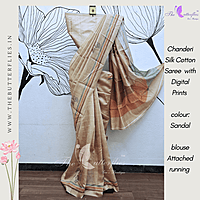 CHANDERI SILK COTTON SAREE DVFSCDS23786