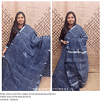 LINEN COTTON SAREE ssgSLIN24638 LINEN COTTON SAREE ssgSLIN24638